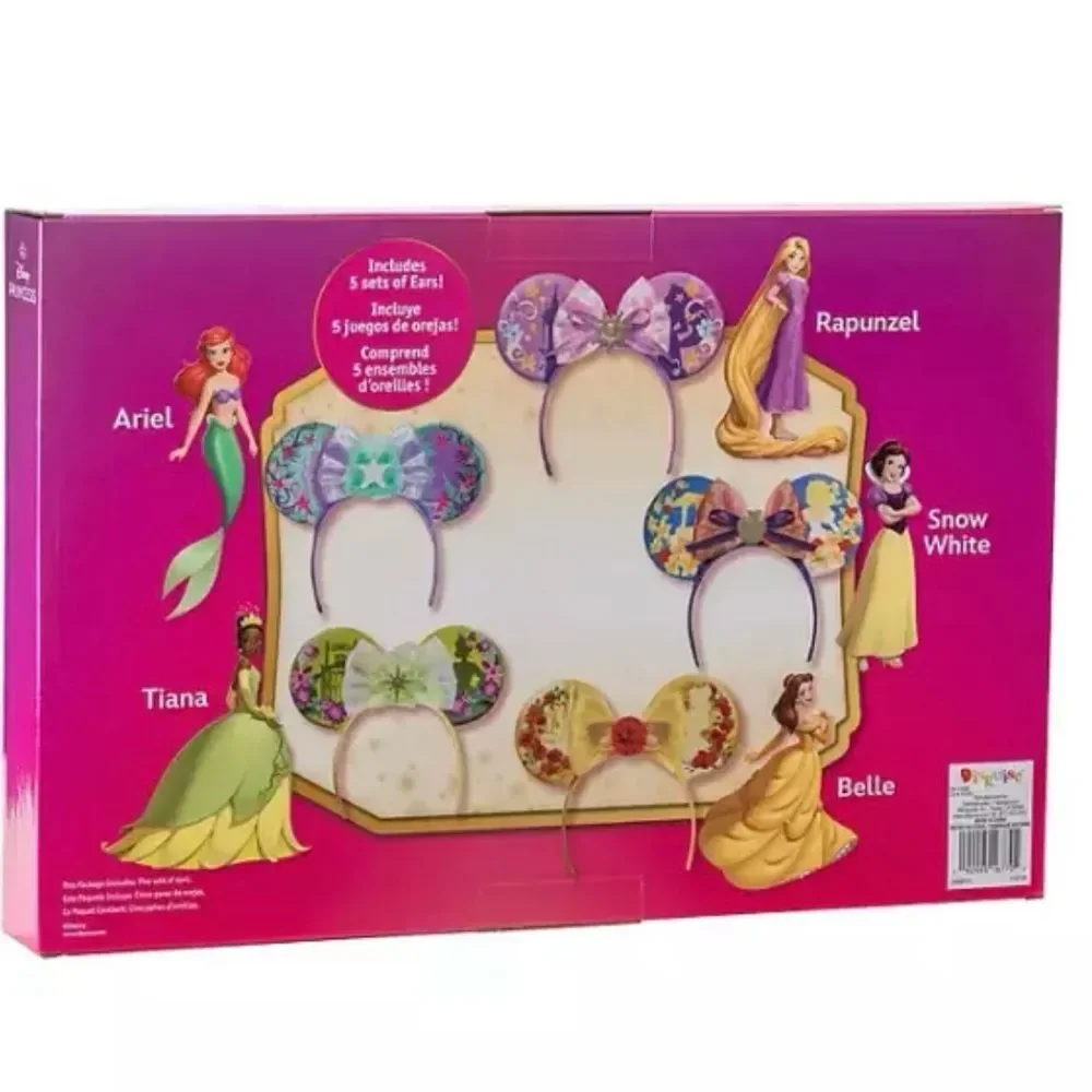 Disguise Disney Princess Ear Set Belle Rapunzel Tiana Ariel & Snow White Ears